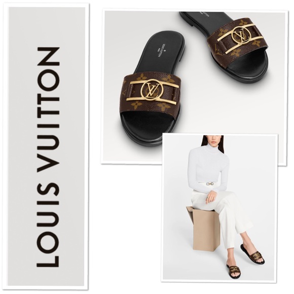 Louis Vuitton lock it flat mule - Picture 3 of 16